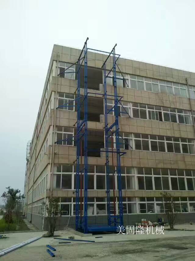 临汾室外双臂导轨式升降机厂家